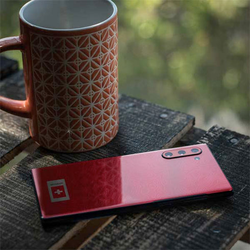 Switzerland Soccer Flag Galaxy Note 10 Skin